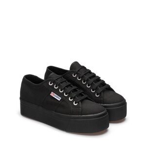 Superga Black 2790 Platform Sneakers